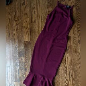 AX Paris fishtail midi dress - pink/deep purple?